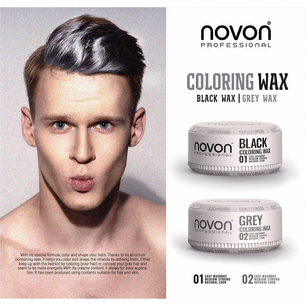 Ceara Par Coloring Wax GREY / BLACK Novon 100 ml
