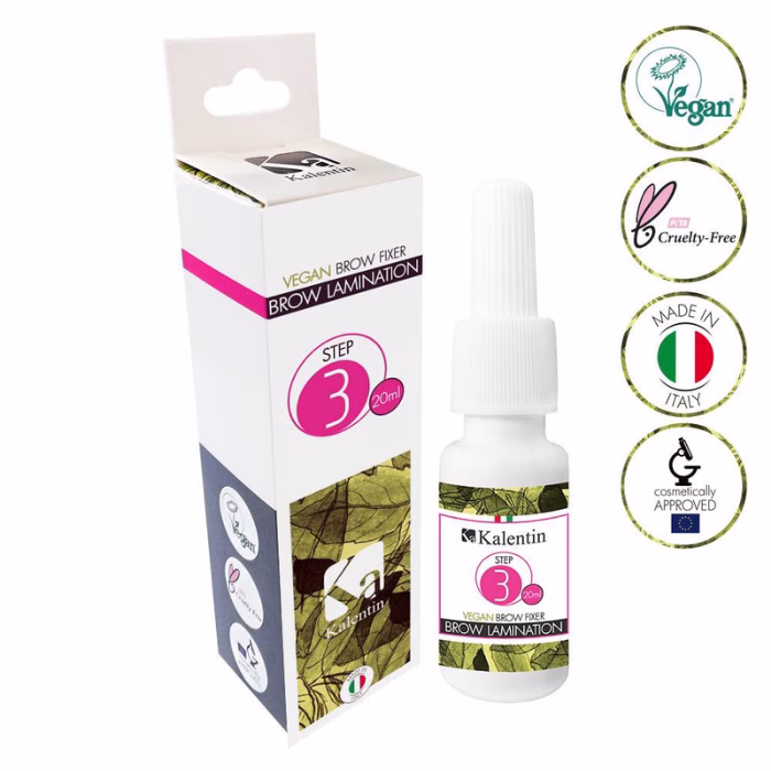Brow Fixer solutie laminare pasul 3 kalentin