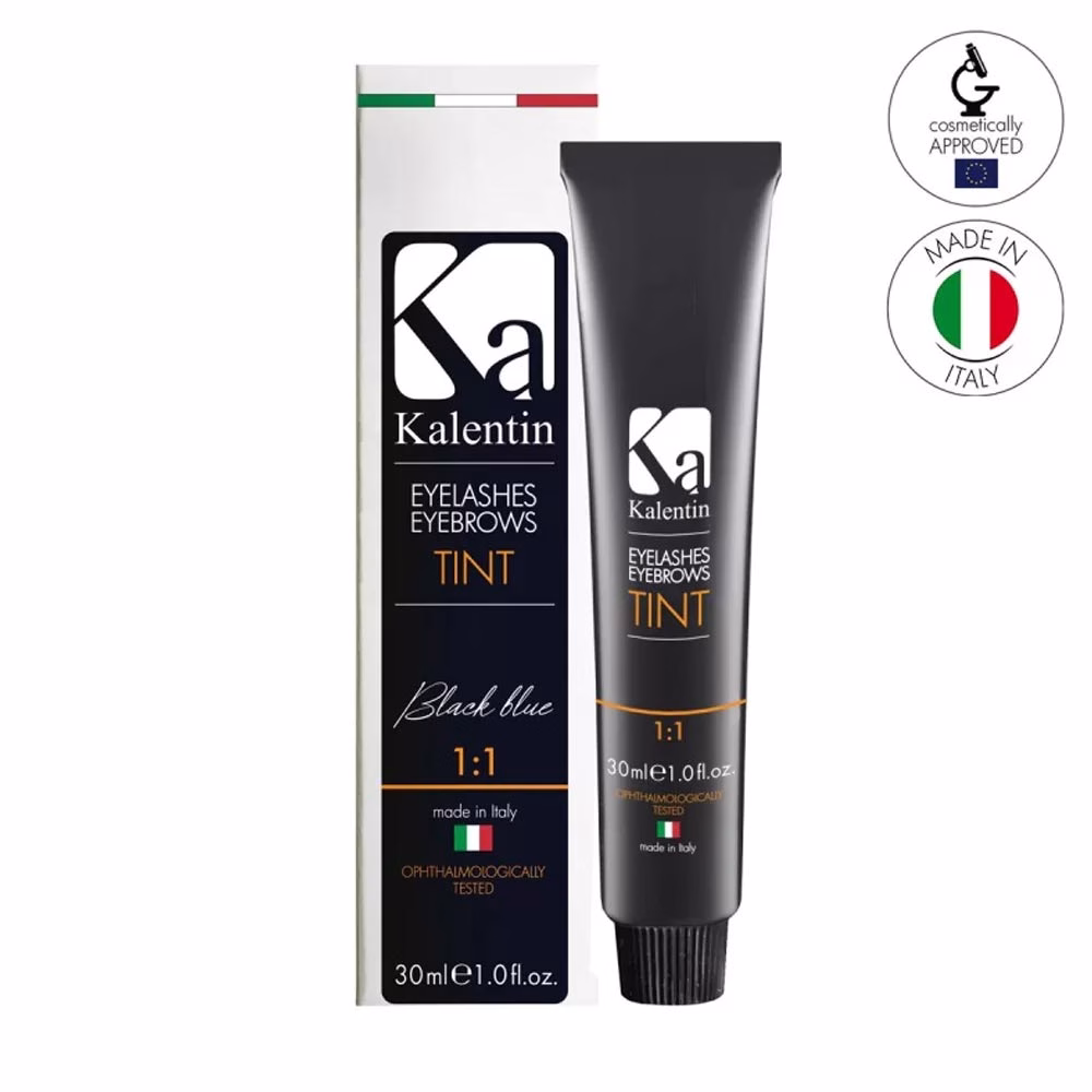 Vopsea Gene/Sprancene - Negru Albastrui - Kalentin 30 ml – fara Amoniac