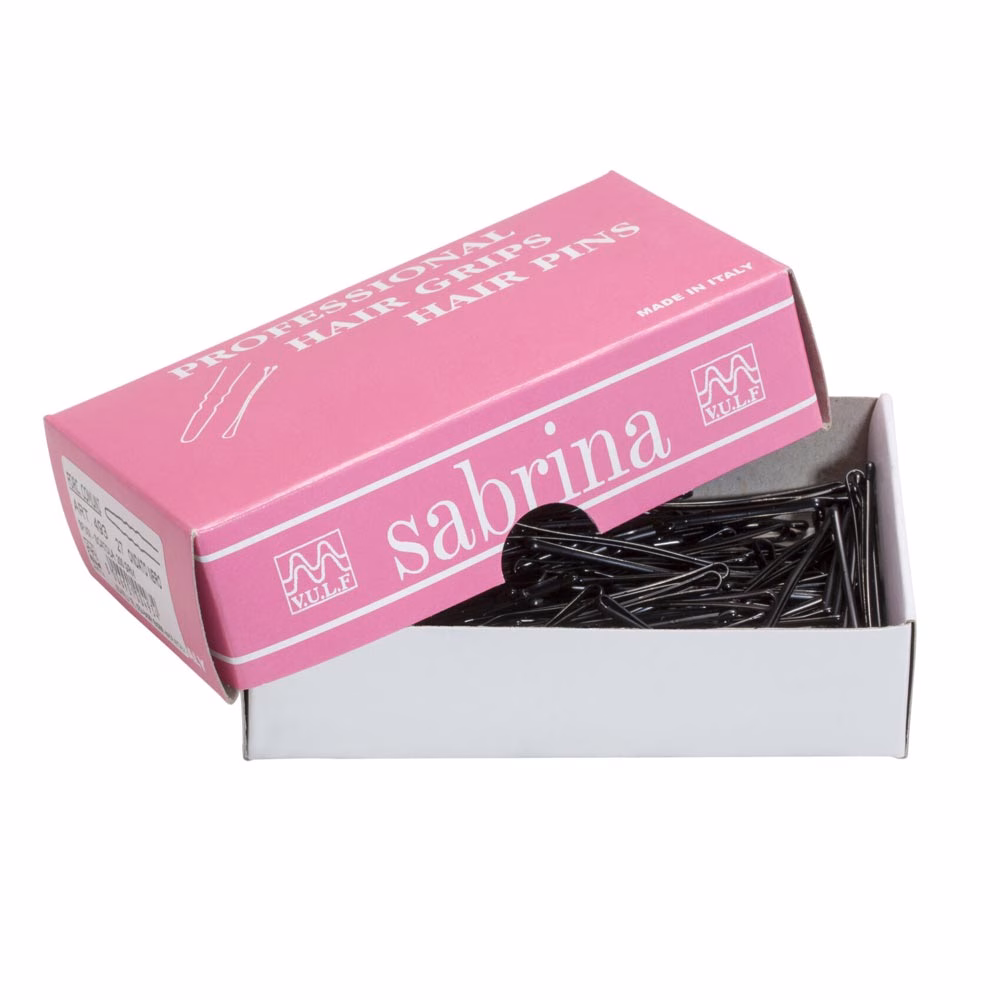 Agrafe Negre Drepte 6cm Cu Bulb 200 GR - SABRINA ITALIA