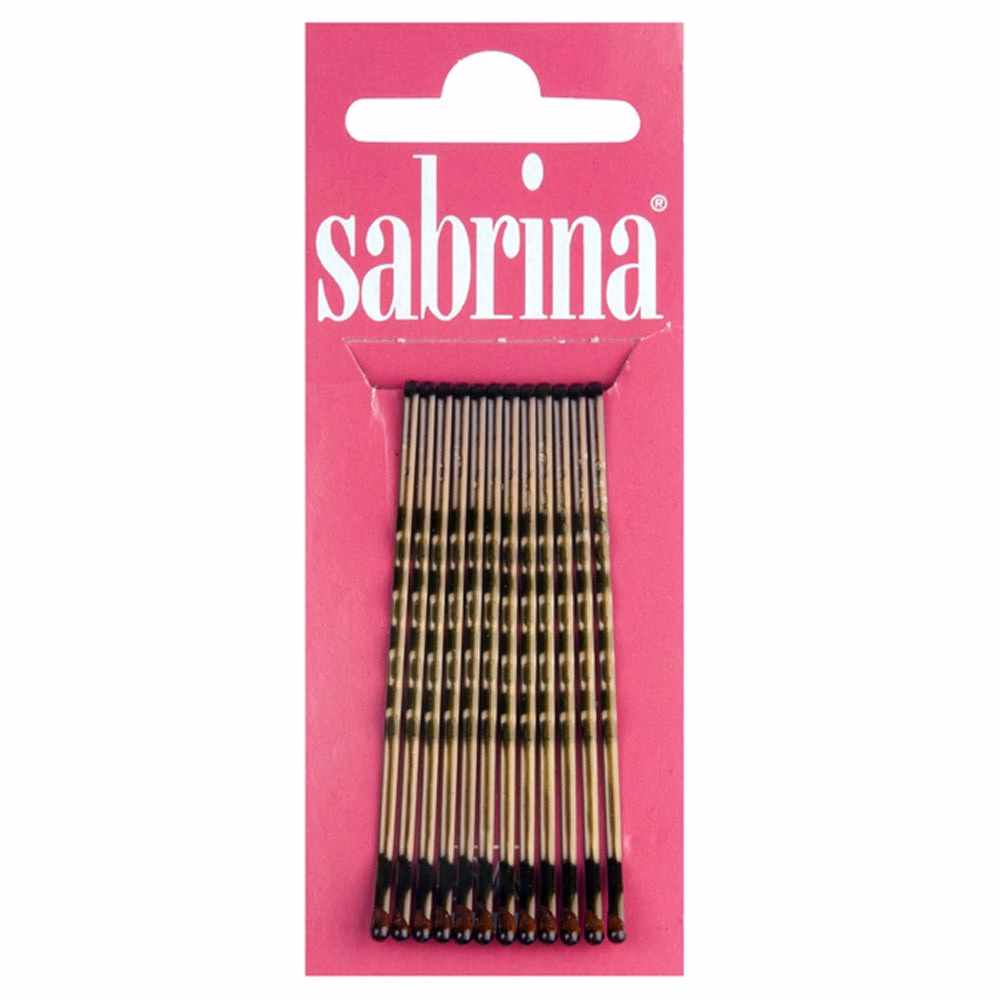 Set 12 Agrafe Maro Ondulate Cu Bulb 59 mm - SABRINA ITALIA