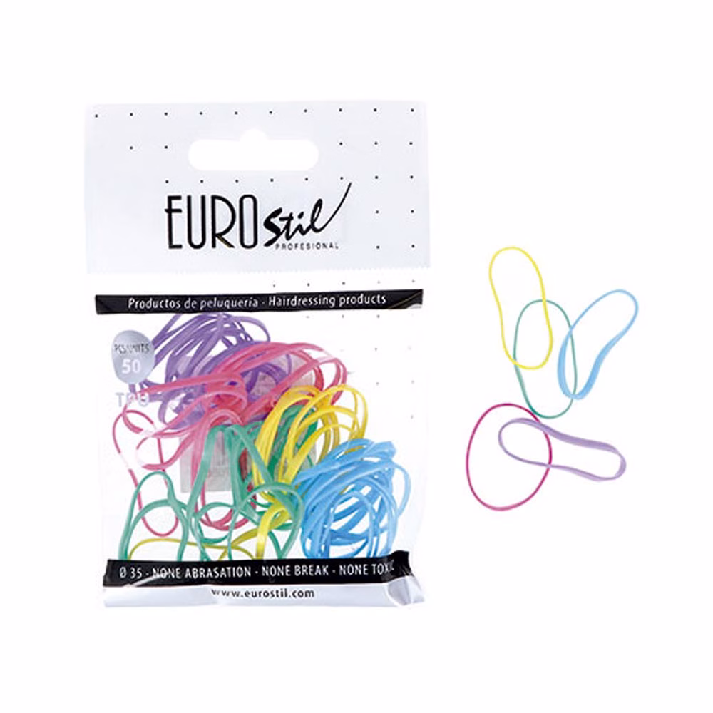 Set Elastice Silicon Colorate 50 Buc