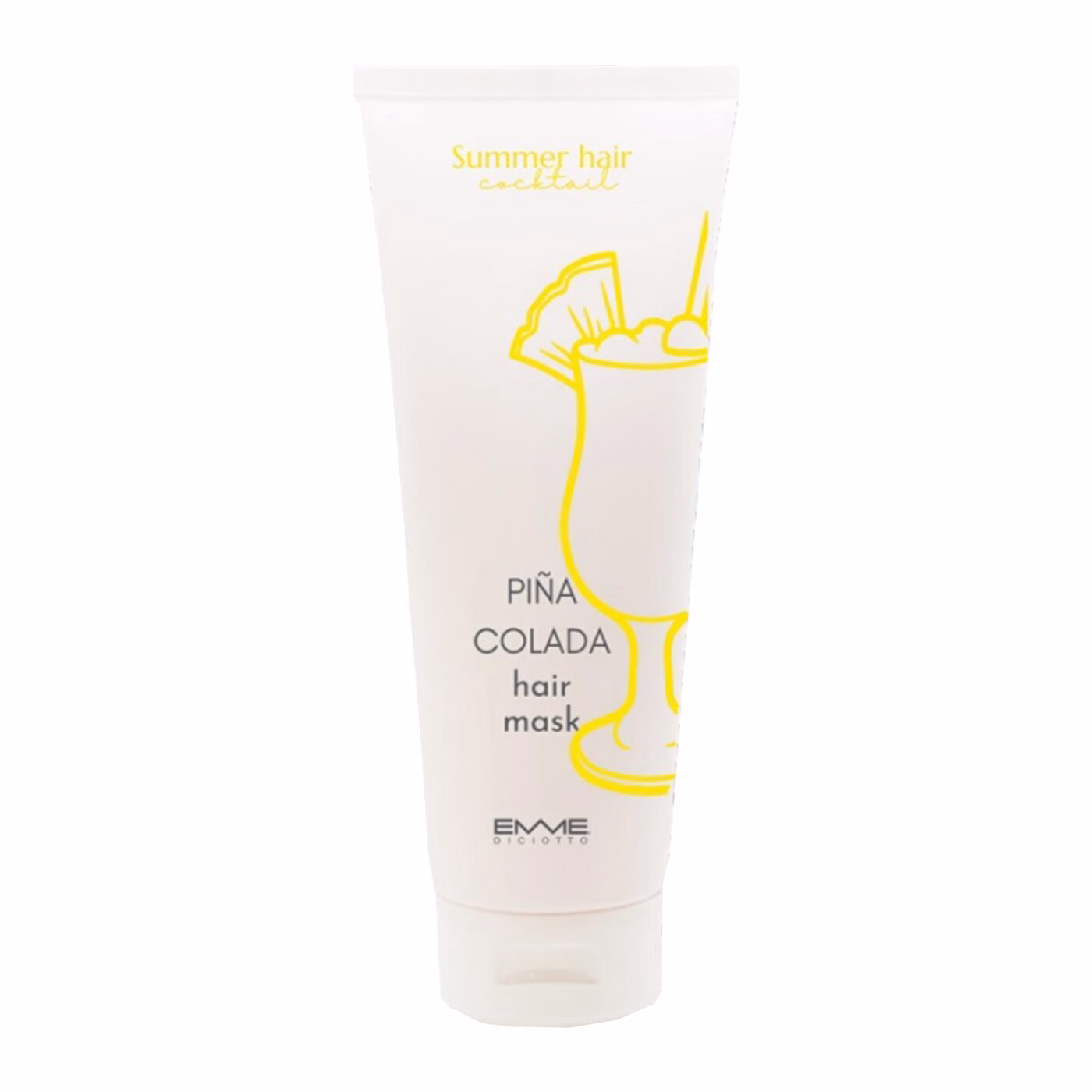 Masca De Par Pina Colada Pentru Plaja 250 ML - EMMEDICIOTTO