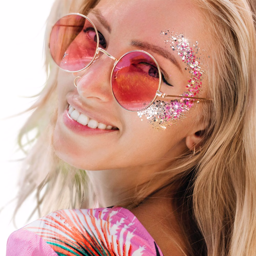 Glitter Gel Holographic Față Și Păr - Glitter Me Up - 50ml