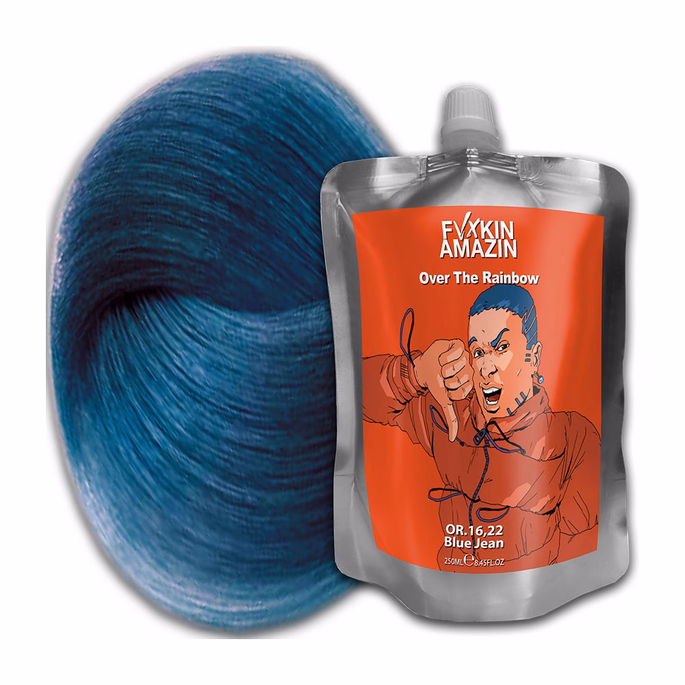 Masca Cu Pigment Direct 200 ML - Blue Jean - OVER THE RAINBOW