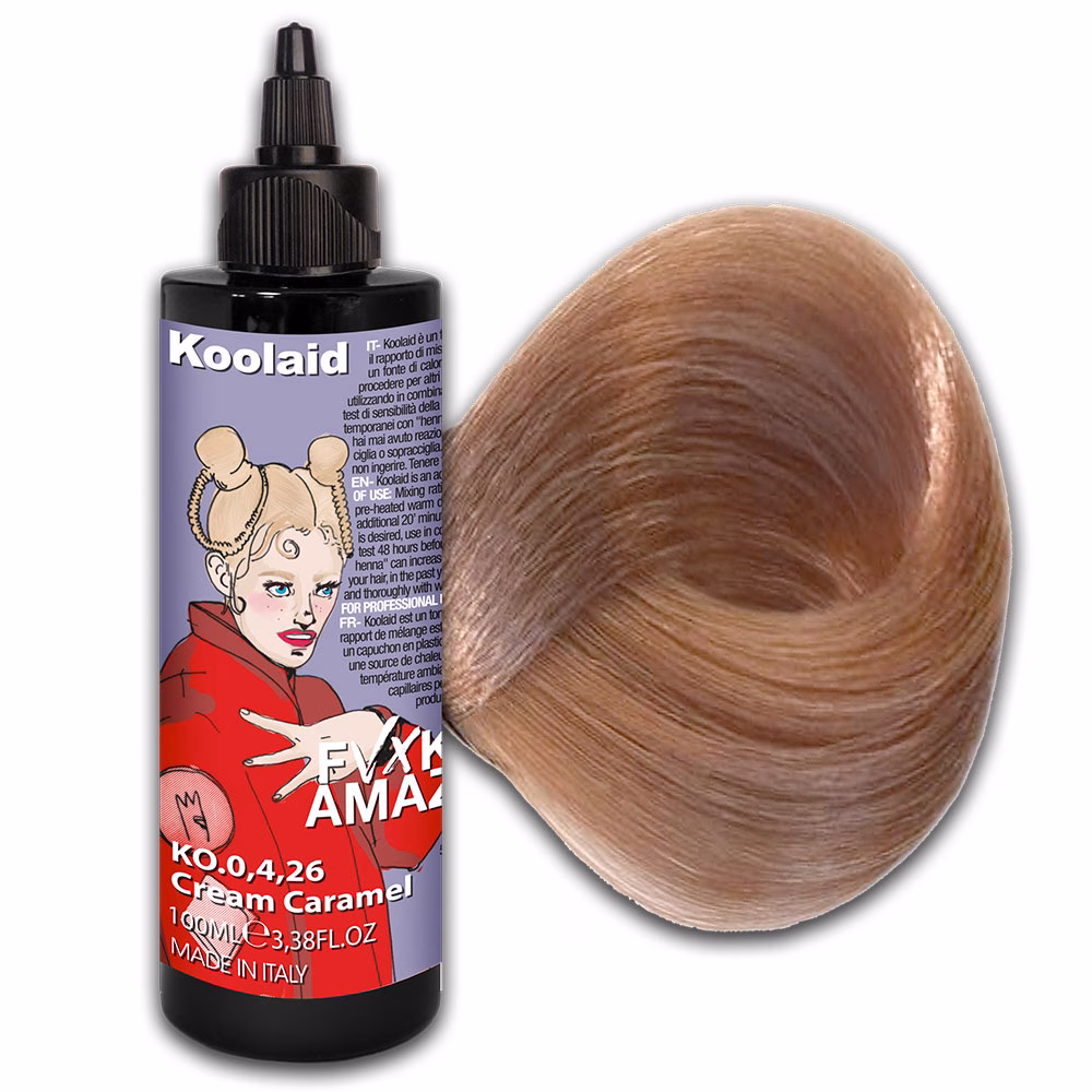 Toner Lichid Cream Caramel - KOOLAID - 100 ML - Fvxkin Amazin