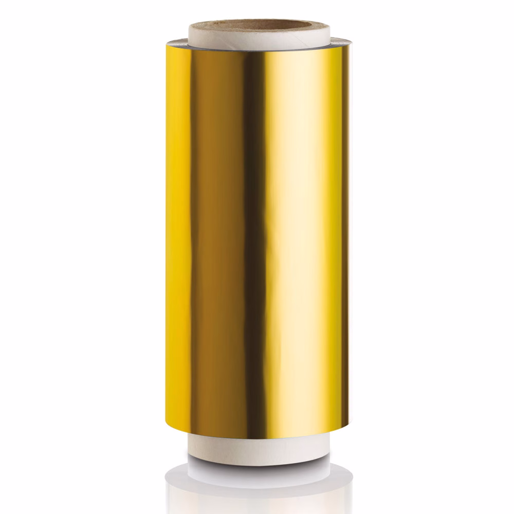 Folie Aluminiu H12cm X 100 m Roial - Galben