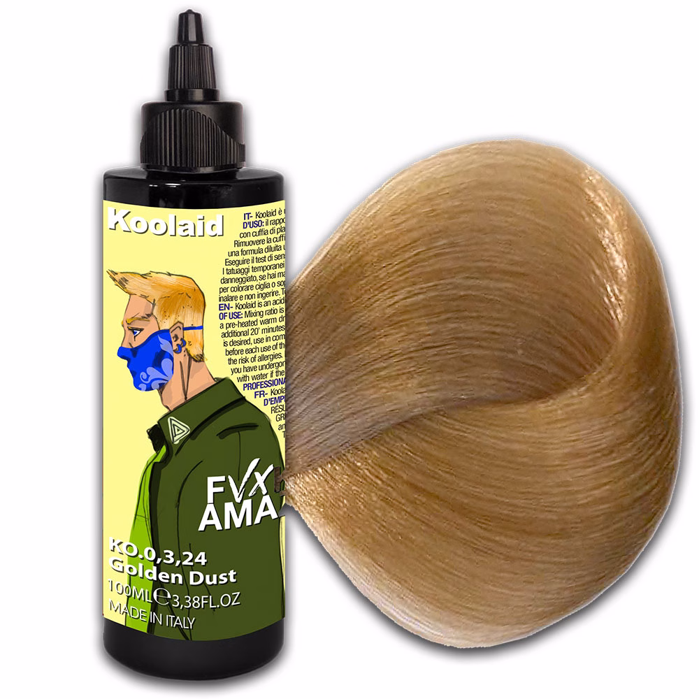 Toner Lichid Golden Dust - KOOLAID - 100 ML - Fvxkin Amazin
