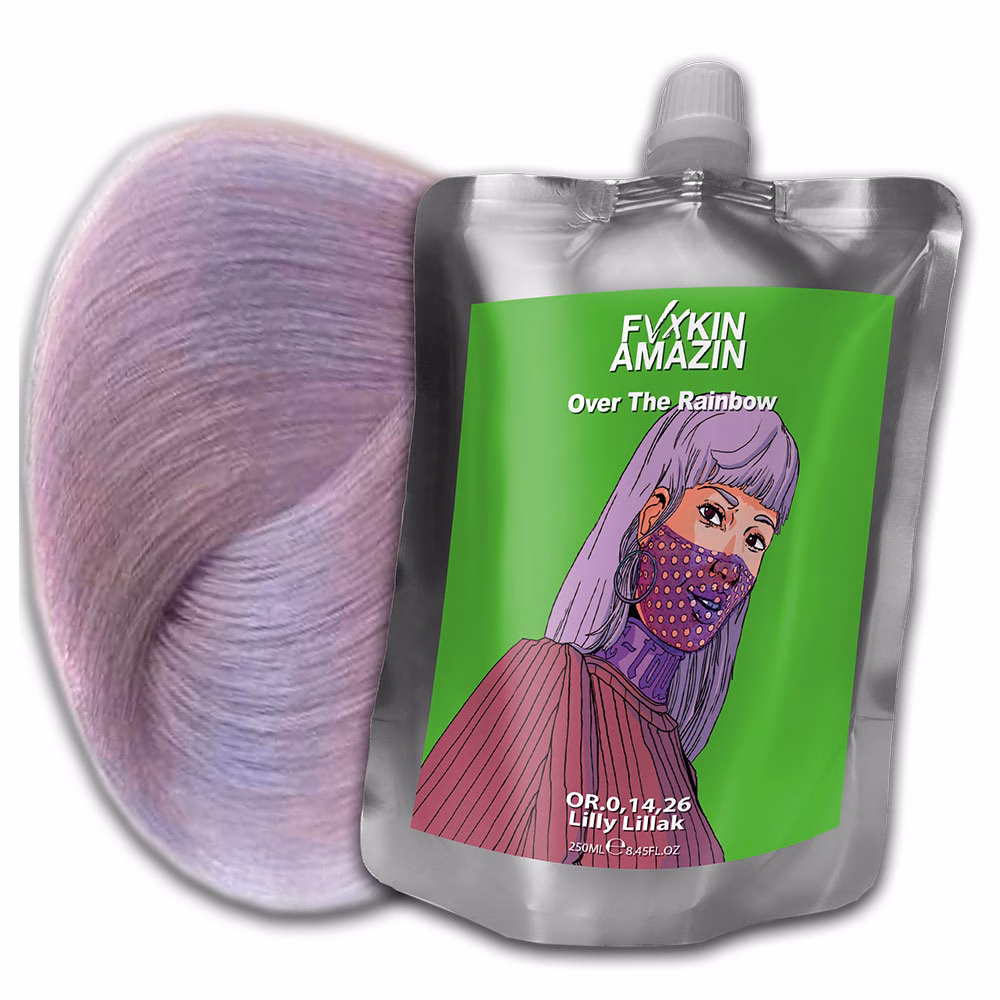 Masca Cu Pigment Direct 200 ML - Lilly Lilak - OVER THE RAINBOW