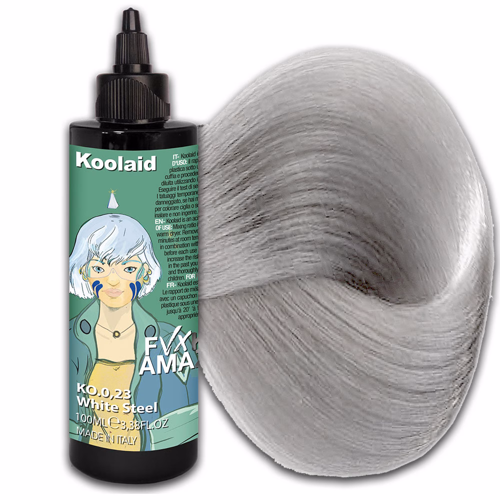Toner Lichid White Steel - KOOLAID - 100 ML - Fvxkin Amazin