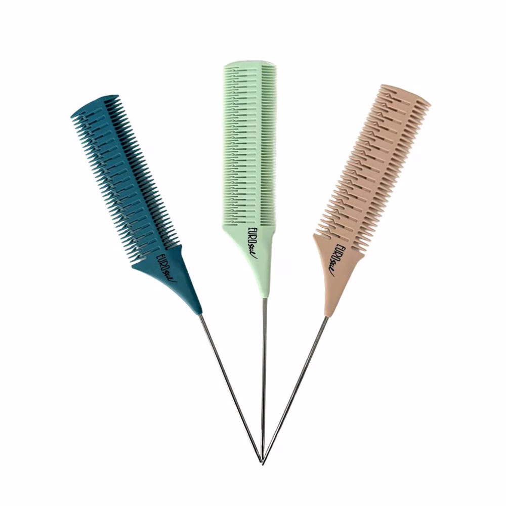 Set 3 Piepteni Colorati Balayage / Suvite EUROSTIL