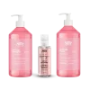 Set Profesional Ingrijire Pentru Par Fragil Uscat si Degradat - SHOT (Sampon + Masca + Ulei) ANTI-AGE