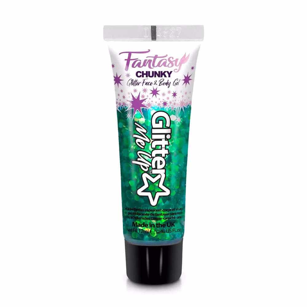 Sclipici Fluorescent Gel Verde - Leprechaun Luck 12 ml