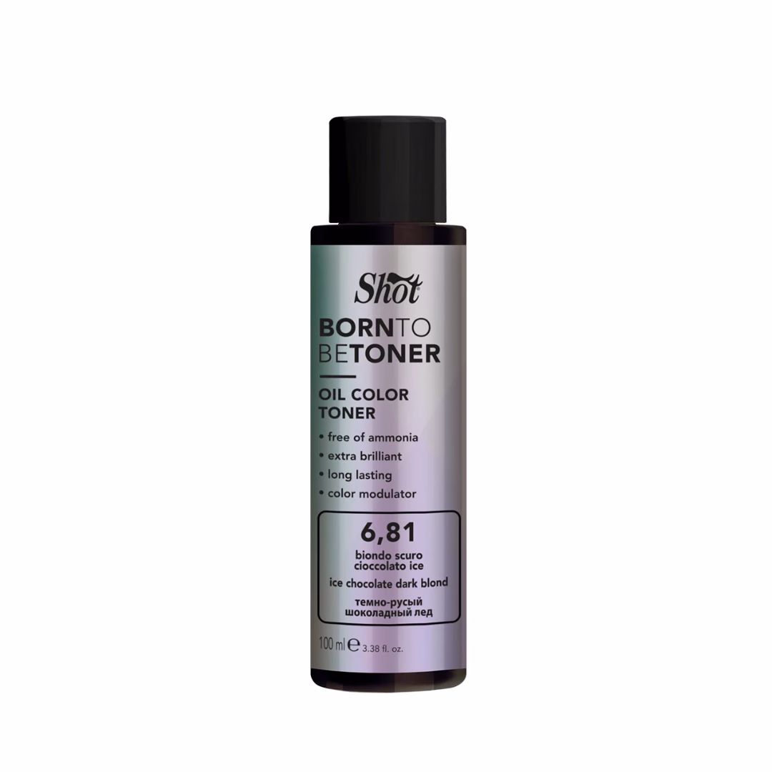 Toner Profesional Born to Be 6.81 - ICE CHOCOLATE DARK – 100ml