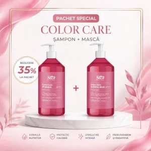 SHOT Pachet Profesional Șampon + Mască pentru Păr Vopsit 1000 ml