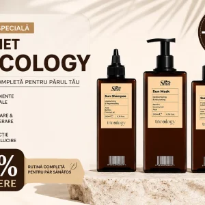 Pachet Tricology Sun Care SHOT – Sampon, Masca & Spray Leave-in pentru Protecție Solara Par